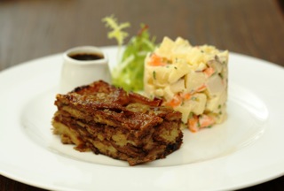 Kachni konfit br. salat - vanocni menu