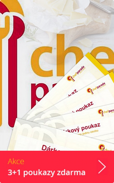 Tip na d&aacute;rek: Voucher na kurz vařen&iacute; v Chefparade