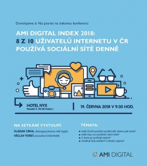 Osm z deseti uživatelů internetu použ&iacute;v&aacute; soci&aacute;ln&iacute; s&iacute;tě denně