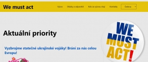 SOS Ukrajina - v&yacute;zva We Must Act