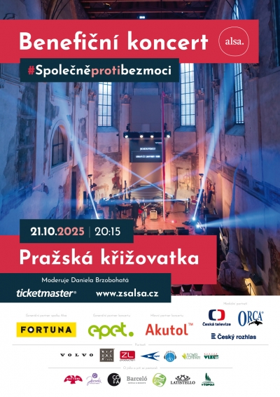 Pozv&aacute;nka na koncert pro pacienty ALS tradičně do Pražsk&eacute; křižovatky 21.10