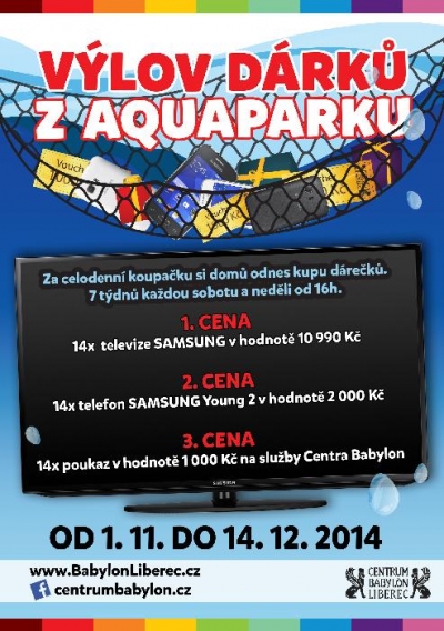 Podzimn&iacute; v&yacute;lov ryb v&aacute;s nebere? V Centru Babylon si m&iacute;sto kapra můžete vylovit televizi, chytr&yacute; telefon nebo d&aacute;rkov&eacute; vouchery