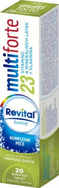 Rozpustn&eacute; vitam&iacute;ny Revital jsou koktejlem pro zdrav&iacute;