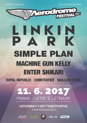 Aerodrome Festival s Linkin Park, Simple Plan a MGK v čele ovládne Prahu již tuto neděli