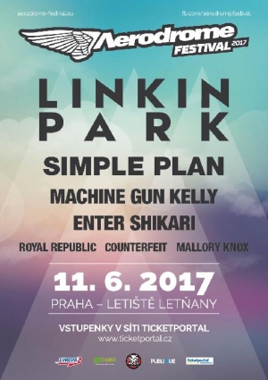 Aerodrome Festival s Linkin Park, Simple Plan a MGK v čele ovl&aacute;dne Prahu již tuto neděli