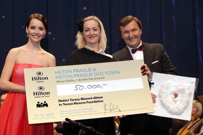 Pražsk&eacute; hotely Hilton podpořily Nadaci Terezy Maxov&eacute; dětem